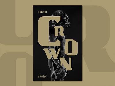 Budweiser - For The Crown Football beer budweiser court crown football king poster sport