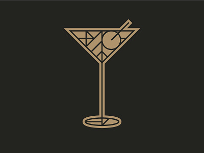 1920s Jazz / Art Deco Icon - Martini