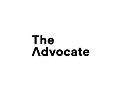 The Advocate Logo Living by N V D R on Dribbble