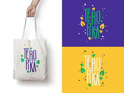 Teropika Merchandise abstract art branding design graphic design illustration illustrator logo minimal vector