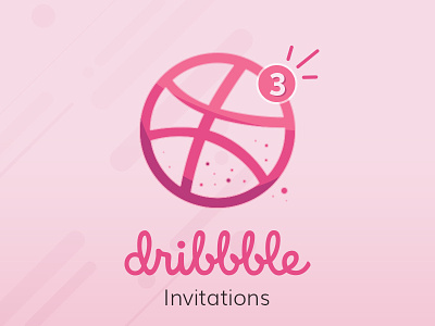 Dribbble Invites 3 invites dribbbleinvites invitaion