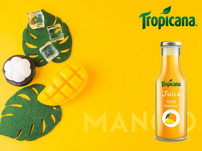 Tropicana Mango Juice branding creative agency design food branding illustration sandip godhaniya typography vector