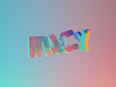 Project MACY Stream branding design illustration macy original art pink and blue stream stream theme