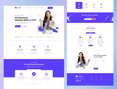 Marketing Agency Landing Page Design - v3 design graphic design ui ux