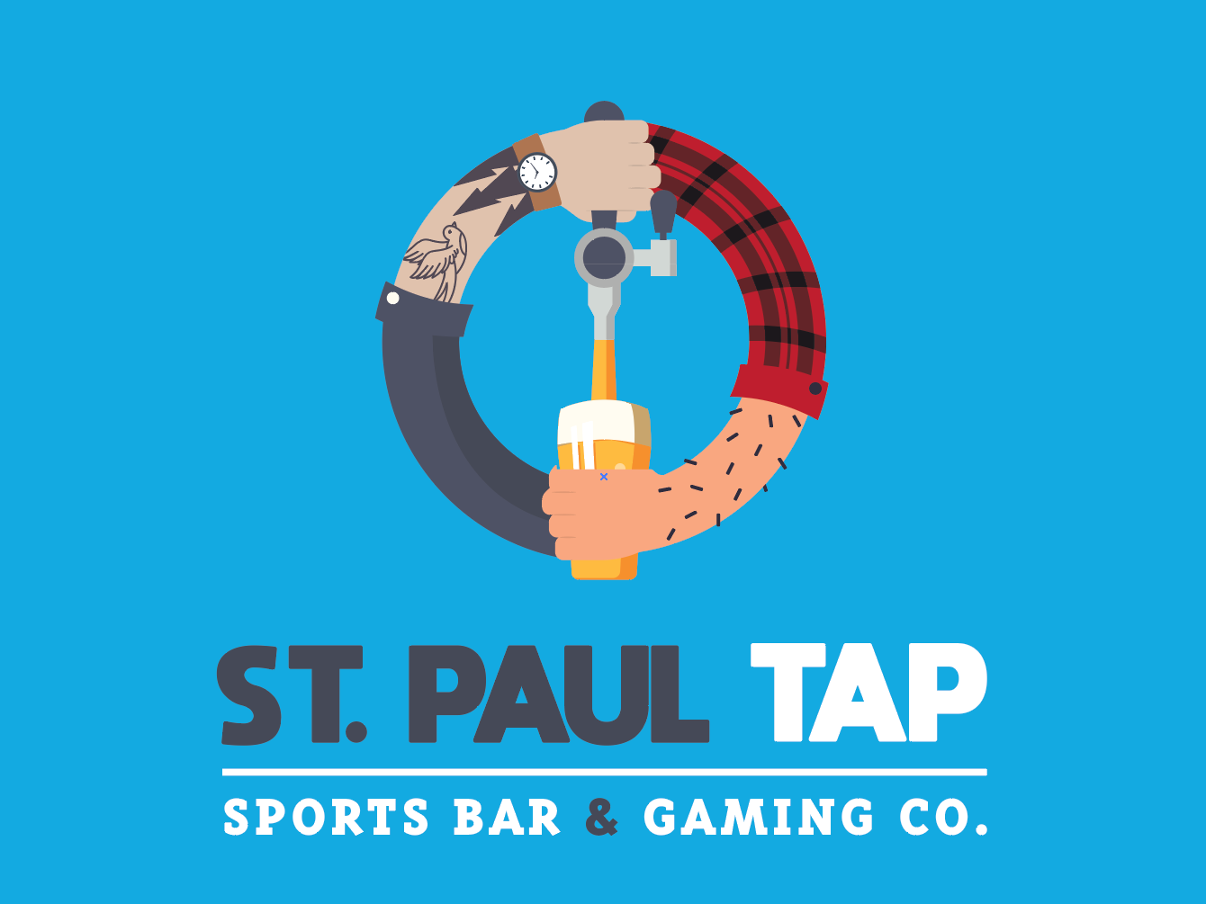 St.Paul Tap Logo by Tyler on Dribbble