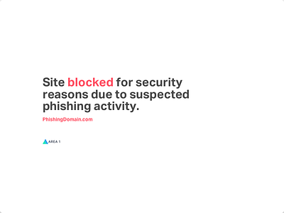 DNS Block Page blocked cybersecurity internet minimal phish phishing security suspicious activity