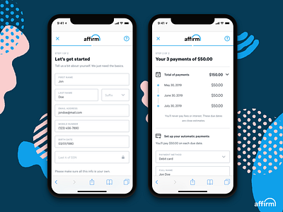 AffirmGo by Stef Pi for Affirm on Dribbble