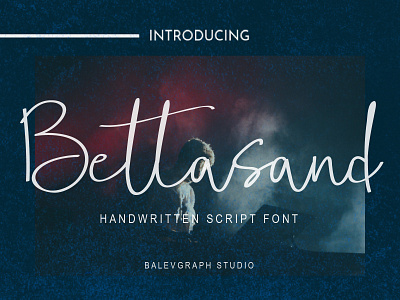 Bettasand - Handwritten Script Font elegant invitation logo luxury typography