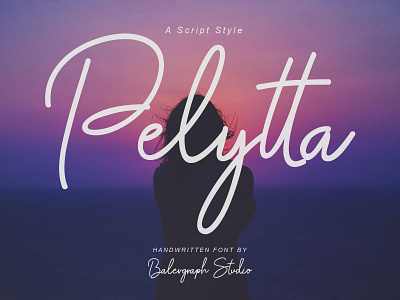 Pelytta - Handwritten Script Font elegant logo luxury typography