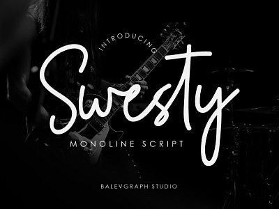 Swesty Monoline Script elegant invitation logo luxury typography