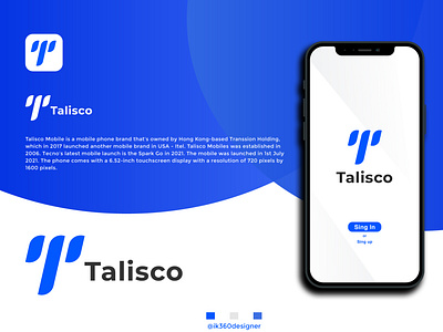 Talisco Mobile App Logo Design, Androide App Logo Branding.