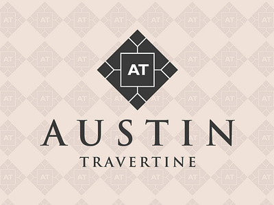 Austin Travertine Logo Design || Creative logo Design. austine travertine br branding business logo company logo creative logo graphic design illustration logo design minimalist stone logo vector
