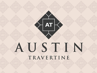 Austin Travertine Logo Design || Creative logo Design.