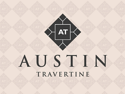 Austin Travertine Logo Design || Creative logo Design.