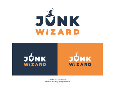 Junk Wizard Logo Design || Company Logo Design
