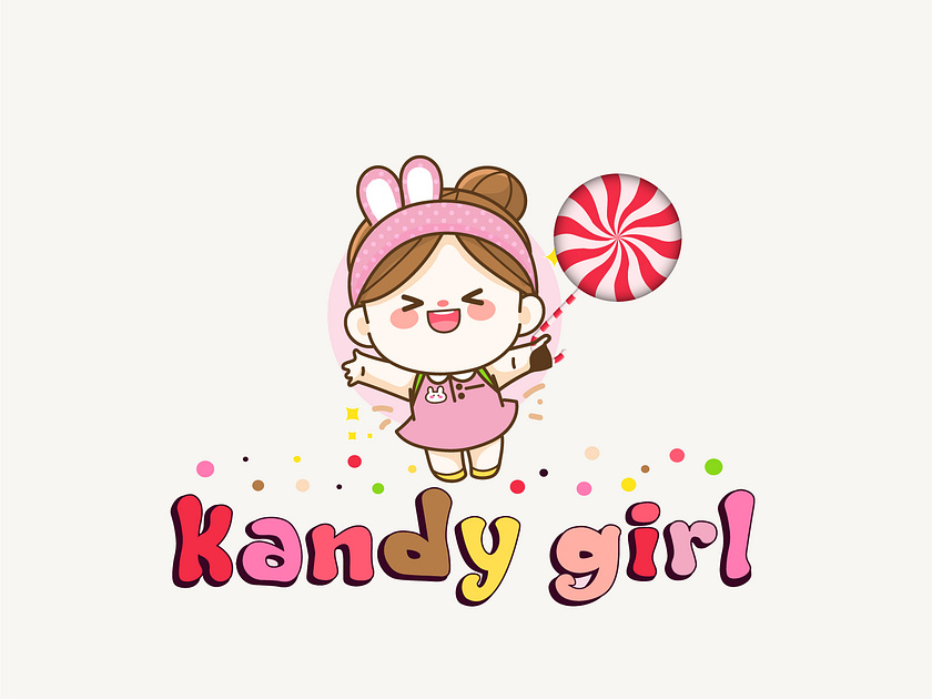 Candy Girl Logo designs, themes, templates and downloadable graphic