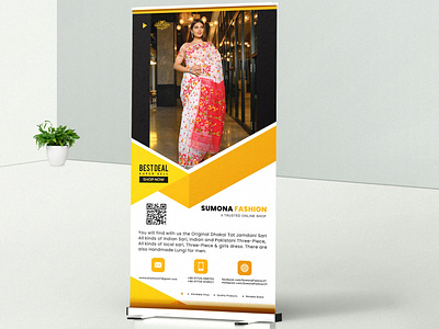 Rollup Fashion Banner design for Shopping mall