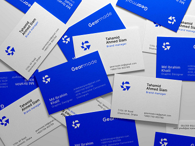 Gearmade Logo Design bluecolor branding business logo businesscard company logo earphone electorins graphic design headphonelogo icon logodesign logomaker mouse stationary vector