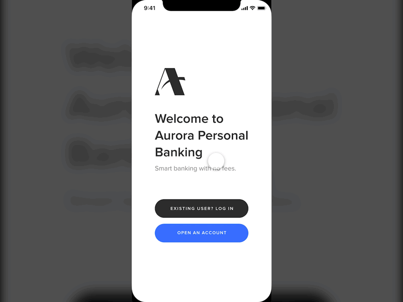 Banking App UI Design - Work in Progress