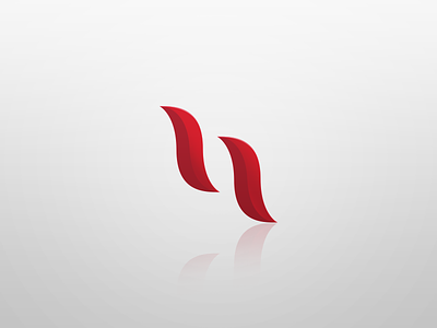 Lowercase "H" Logo branding design graphic logo