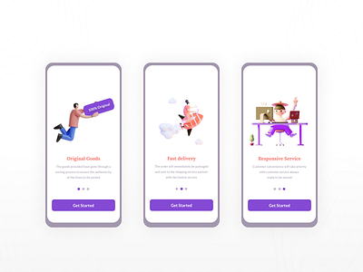 Onboarding - Lelong Application 3d app best best2021 branding clean creative design ecommerce flat home ios lelong mobile onboarding simple trend trend2021 trending trendy design