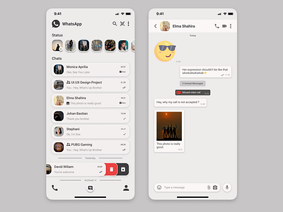 Redesign WhatsApp