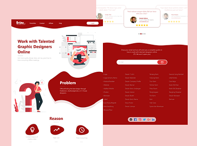 Landing Page design ui web