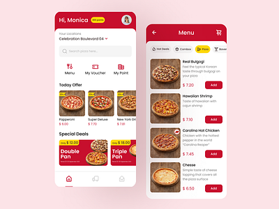 Pizza App Delivery - Redesign