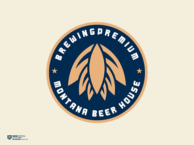 BREWING PREMIUM LOGO alaska beer branding brewing company california californiaclothing maine montana