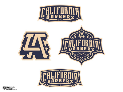 CALIFORNIA BARBERS LOGO