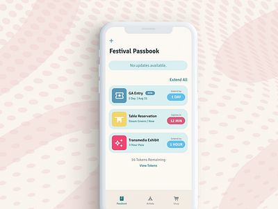 Wavey Music Festival: App newwave swisspunk ui ux