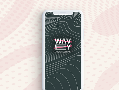 Wavey Music Festival: App newwave swisspunk ui ux