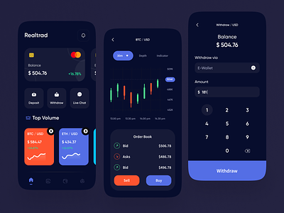 Trading Cryptocurrency Mobile App Exploration