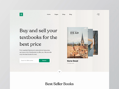 Book Online Store Landing Page Animation 📚 animation book book store card classy design ebook marketplace motion motion graphics online store prototype shop typography ui ux web design webflow website website design
