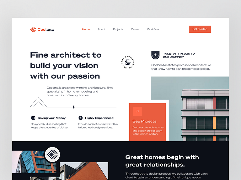 Architectural Coolana Website 🔥 by Rohmad Khoirudin for Odama on Dribbble