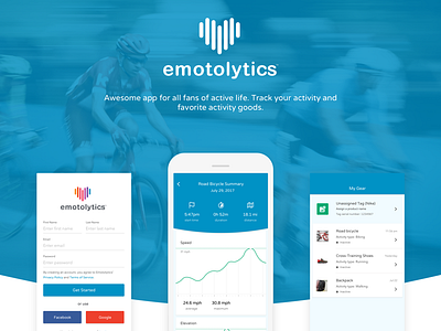 Emotolytics iOS App bike health ios map ride sport track