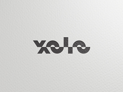 xolo - Foldable bicycle brand bicyle foldable logo wordmark wordmark logo