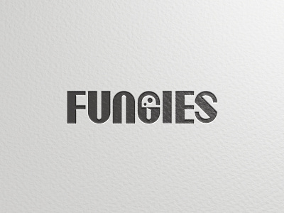 Fungies branding custom letters custom type customtype fungi logo mushroom negative space simple