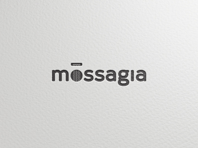 Mōssagia branding custom letters custom type guitar logo music negative space