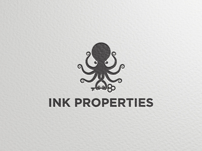 Ink Properties branding design ink logo logoinspiration logotype properties