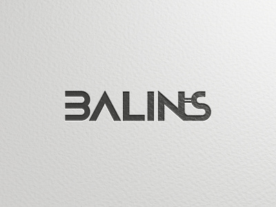 Balins Socks custom letters custom type logo logodaily logodesign logoinspiration logotype negative space negative space socks