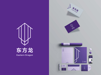 Eastern Dragon Real Estate minimalistic logo