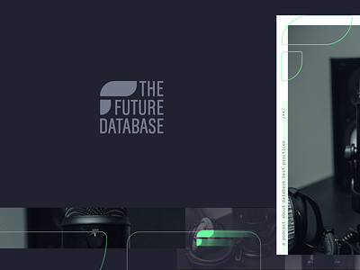 Podcast Identity Draft - The Future Database brand branding logo