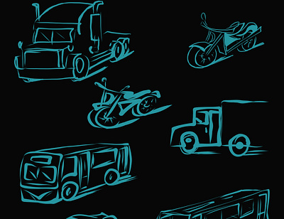 Urbanism. Vehicles, motorcycles, truck, car, bus, tram. bus car cartoon design motorcycles road tram transport truck vector