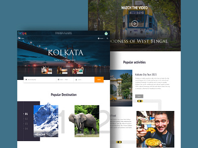 Travel website app design mobile app responsive design travel site typography ui ux