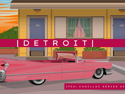Cadillac apple pencil art branding cadillac design flat graphic design illustration illustrator logo ui vector