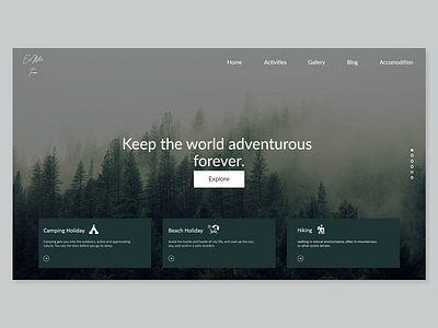 Travel Landing page