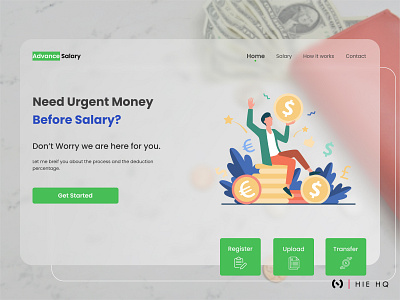 Advance Salary Landing Page