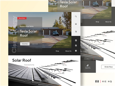 Solar Roof Landing Page