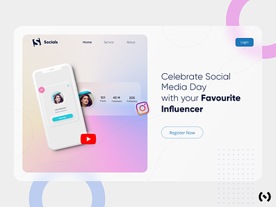 Social Media Landing Page